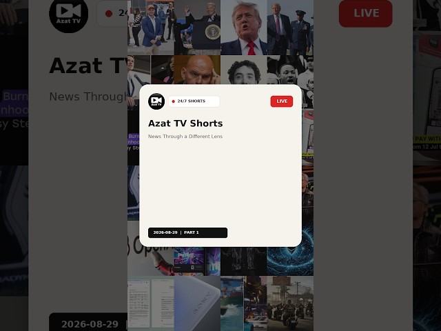 Azat TV Live News | August 29, 2026 | Part 1