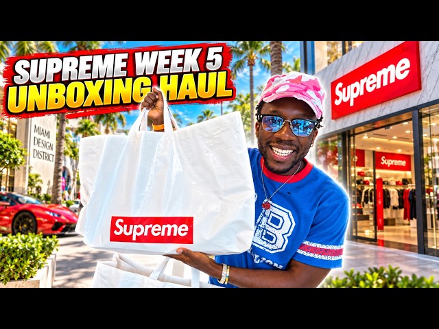 SUPREME FW26 WEEK 5 UNBOXING HAUL