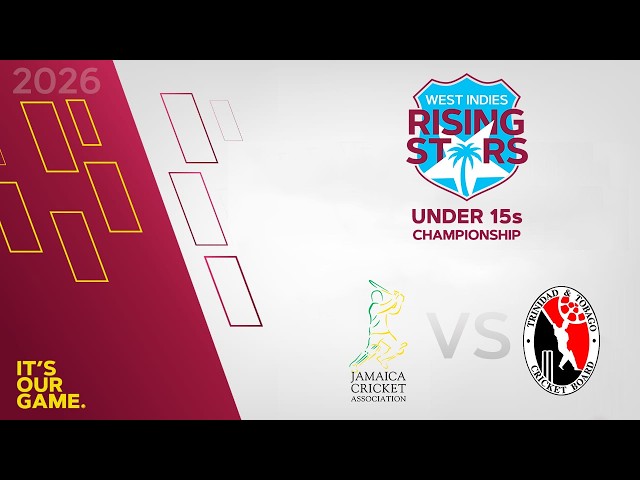 🔴 LIVE Jamaica v Trinidad & Tobago | CWI Men’s Under 15 - Round 5 | 50 Over Championships 2026