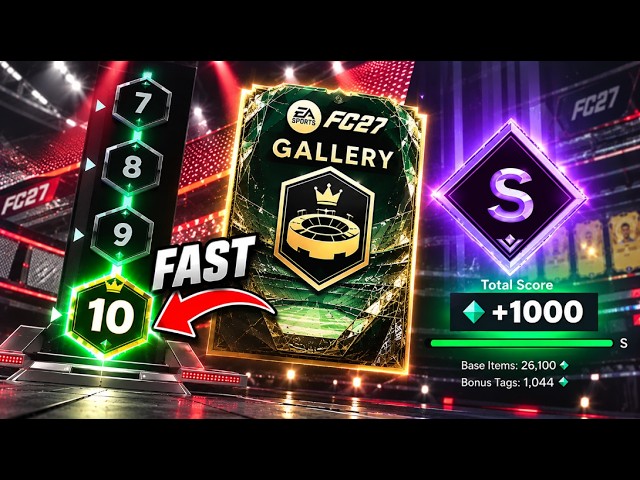 How I Got Gallery Level 10 FAST in FC27 (CHEAP METHOD WITHOUT SPAMMING PACKS)