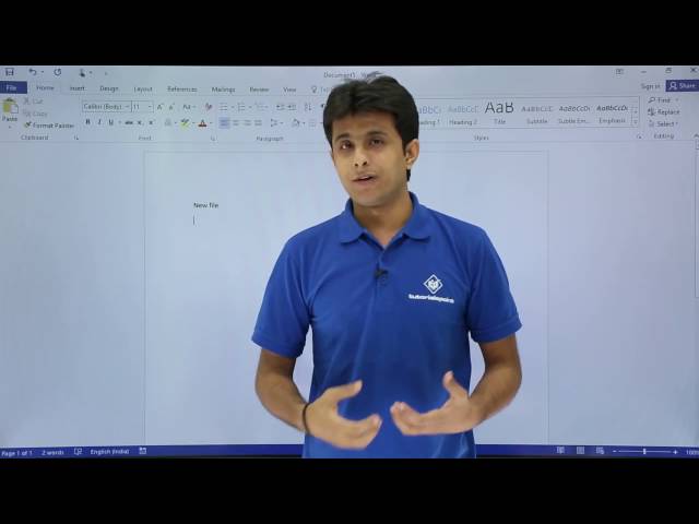 MS Word - Basics