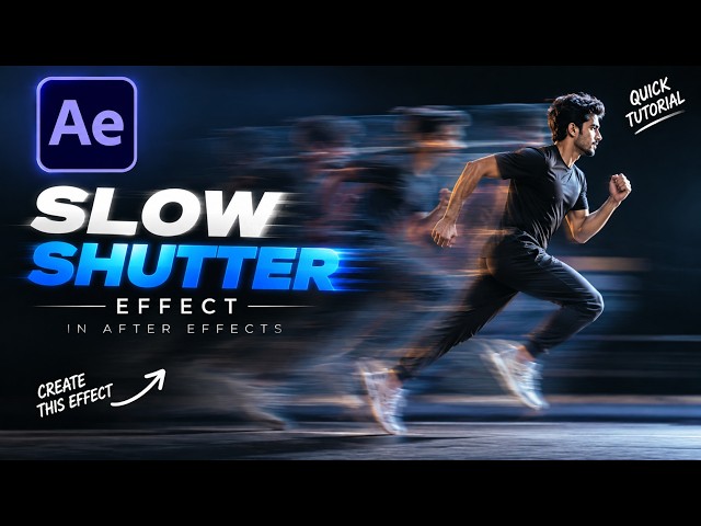 How to Create a Slow Shutter Effect in After Effects | Quick Tutorial