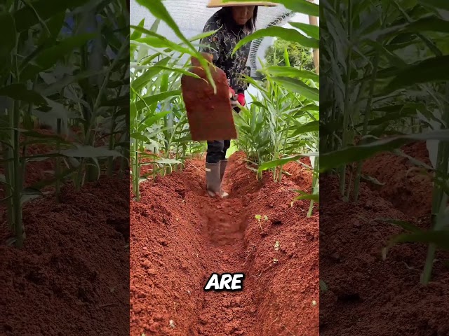 Techniques for Increasing Ginger Yield #farming #statisfying #agriculture #tips #country