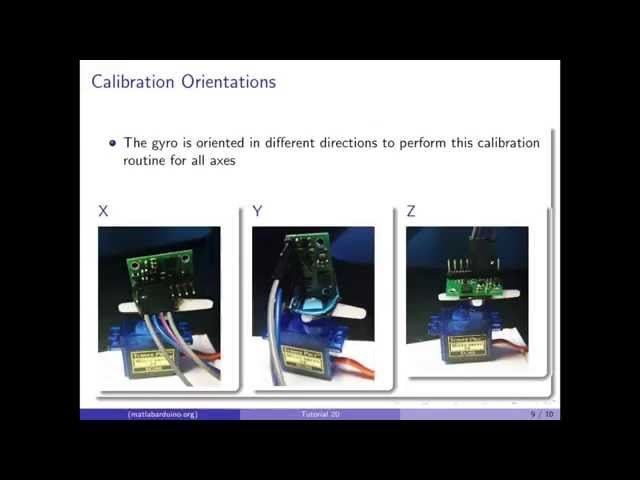 MATLAB Arduino Tutorial 20 - Connecting and calibrating a 3-axis gyroscope