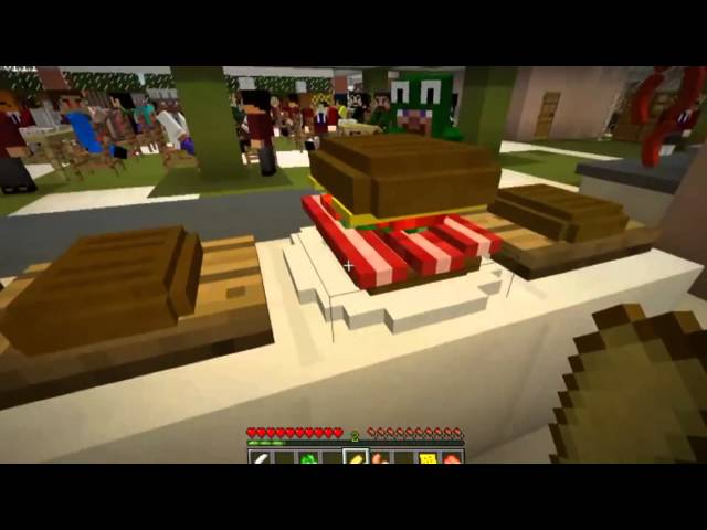 WORKING IN THE SCHOOL CAFETERIA! Minecraft