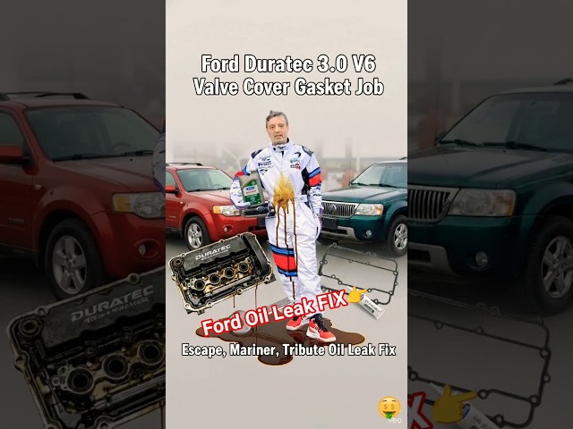FORD MAZDA DURATEC V6🪔 OIL Leak🛠️FIX👉 #ford #fordescape #fordmariner #mazdatribute #oil #fix #videos