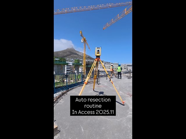 Auto-Resection in Trimble Access