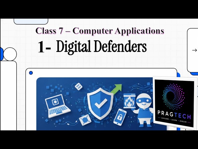 Computer - Digital Defenders (Class 7)
