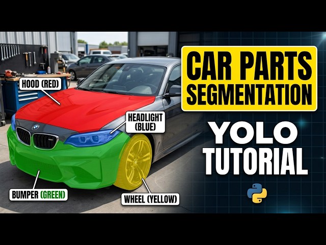 Car Parts Segmentation Made Easy with Ultralytics YOLO