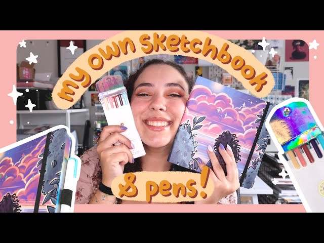 I made a sketchbook and pens!! 🌷 Archer & Olive Bundle Launch