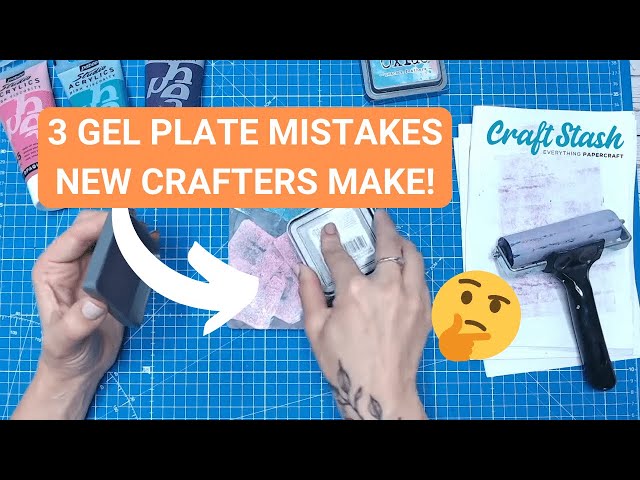 Avoid These 3 Beginner Gel Plate Printing MISTAKES!