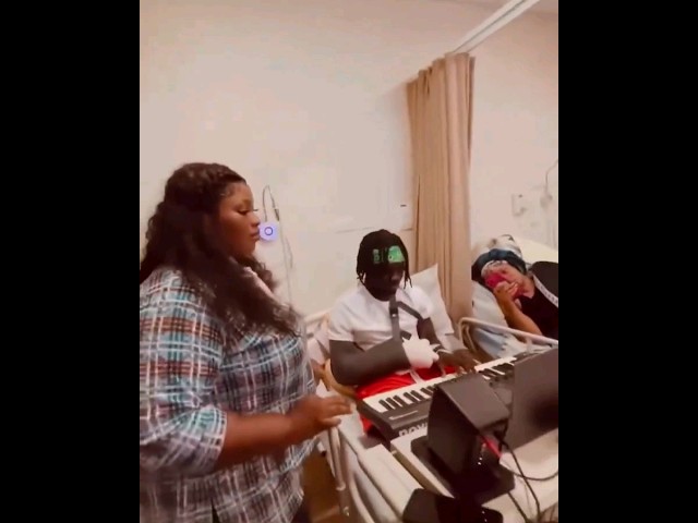 Kuami Eugene on hospital bed surfaces online