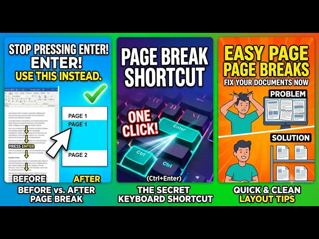 The Professional Way to Insert Page Breaks in MS Word