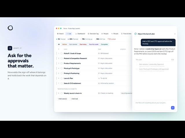 The AI Operations Manager for Human & AI Teams - Nova AI (Demo)