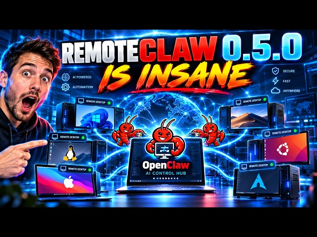 REMOTECLAW 0.5.0 IS INSANE — OPENCLAW CAN NOW CONTROL MULTIPLE COMPUTERS? #openclaw #remoteclaw #ai