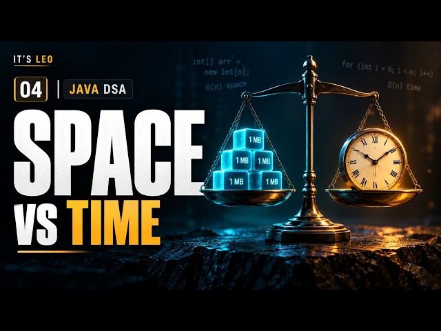 Space Complexity & Amortized Analysis in Java | DSA Course #04