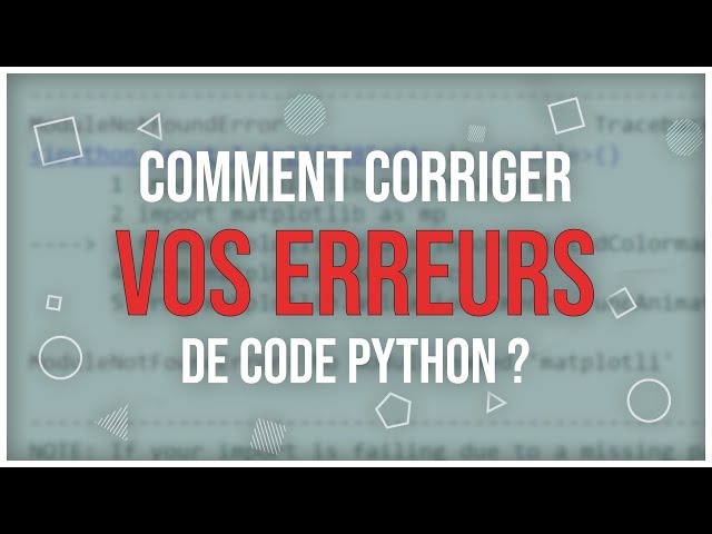 Python ERRORS: How to Fix Them EASILY?
