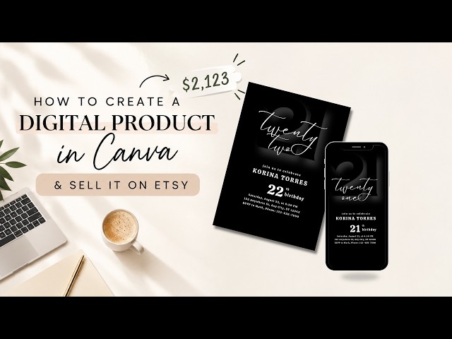 how to make your first digital product with canva that sells 💸 (step-by-step tutorial)