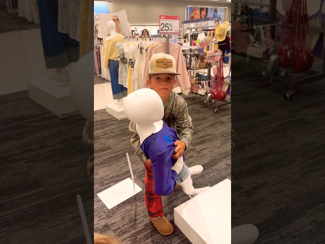 CAUGHT TYDUS doing this with a mannequin in Target 😳🥱 #hilarious #viral #caught #shorts #foryou