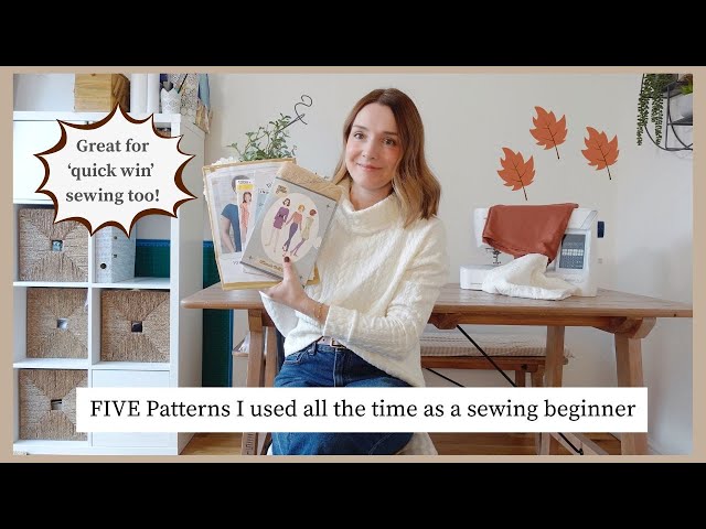 5 Easy Sewing Patterns I Used All the Time as a Sewing Beginner | Beginner Sewing Pattern Ideas