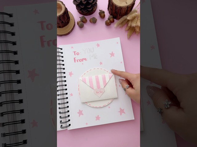 Cute Gift Idea 💕 DIY Handmade Love Letter #shorts #diy #giftideas