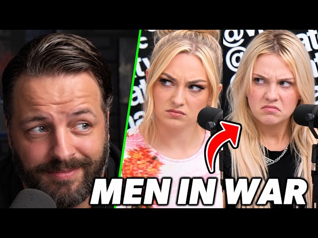 Andrew Wilson DEBATES Feminist Who Says Men Don’t Suffer More in War!