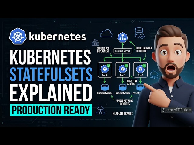 Kubernetes StatefulSets Explained | Running Stateful Apps Correctly 2026