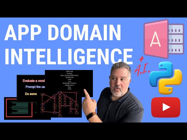 ADI Part 1: Application Domain Intelligence through Dynamic Programming and Knowledge Harvesting