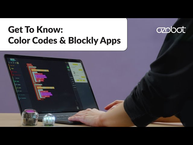 Get to Know the Color Codes and Blockly Apps | Coding with Ozobot Ari