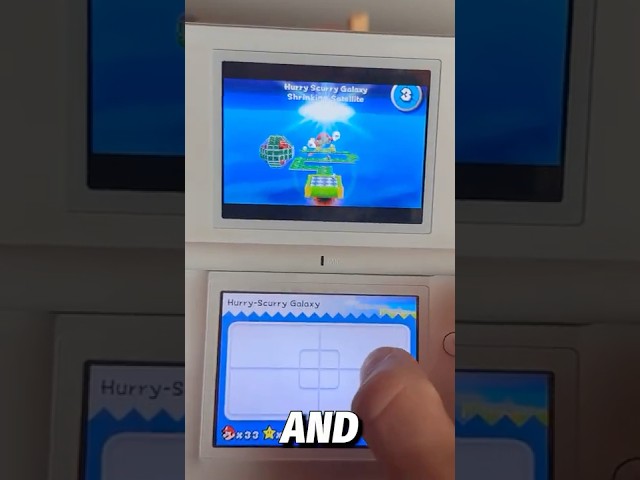Super Mario Galaxy on the DS!