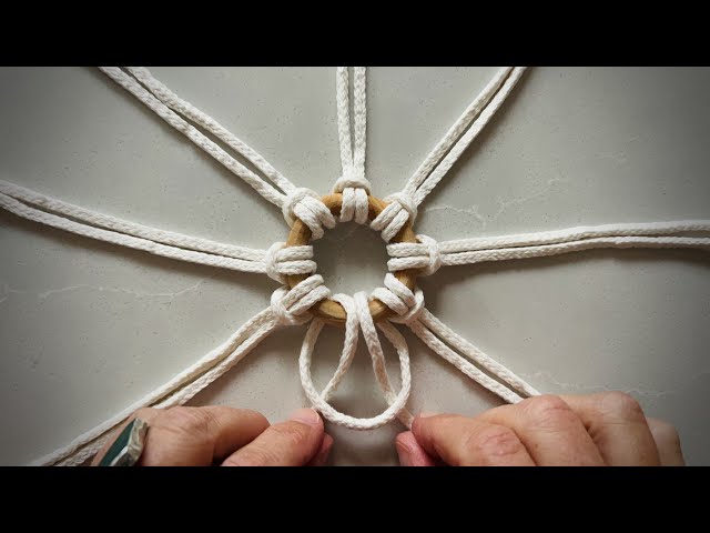 AMAZING Macrame Snowflake - Simple Macrame Christmas Ornament Tutorial