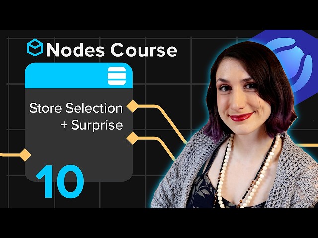 Store Selection Node + Surprise | Cinema 4D Nodes Course Part 10