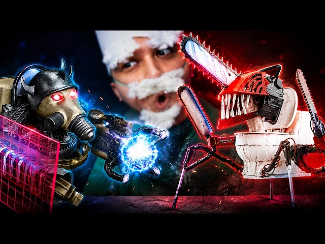 *DIY Power Level 100* Chainsaw Skibidi Toilet Against Titans - 100% UNBELIEVABLE Ending!! 🚫🕒
