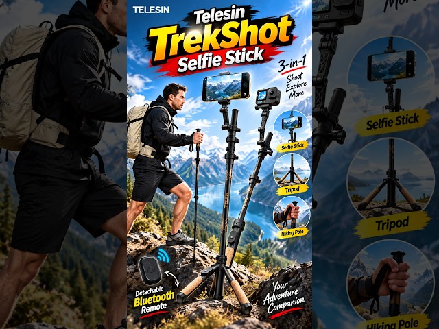 Telesin TrekShot Selfie Stick: Is This the Best GoPro Selfie Stick?