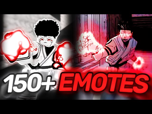 ALL 150+ Emotes Showcase | Jujutsu Shenanigans Roblox YUTA Update