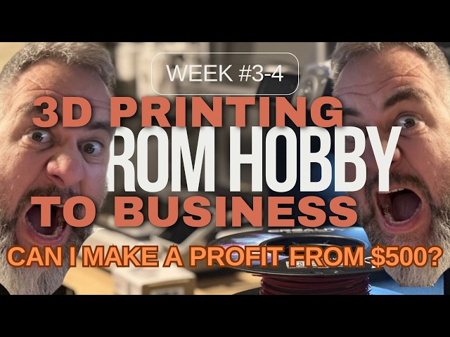Weeks 3 and 4 of 3D Printing from Hobby to Business #3dprinting #bambulab #sovol #maker