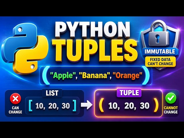 **Python Tuples Explained for Beginners | Complete Guide with Examples**