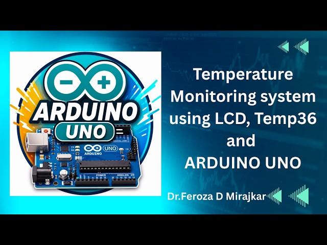 Temperature Monitoring system using LCD, Temp36 and ARDUINO UNO