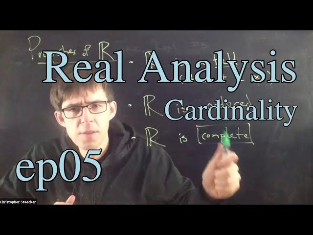Real Analysis Ep 5: Cardinality