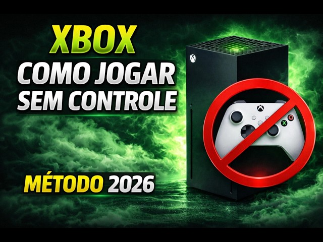 Como Jogar no Xbox SEM Controle (Método Atualizado 2026!)