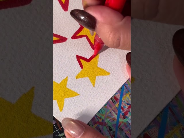 Happy National Day! Immersive painting with acrylic marker
