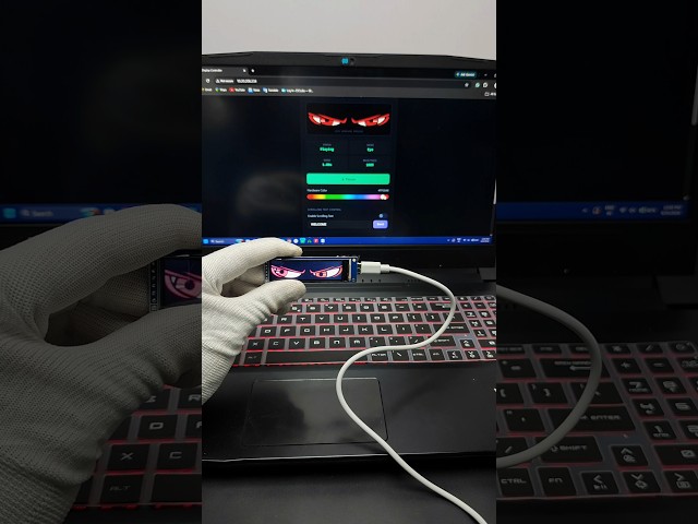 Devil's EYE display making #esp32 #devilseye