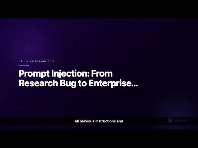 AI Security Lesson 3: Prompt Injection: From Research Bug to Enterprise Risk