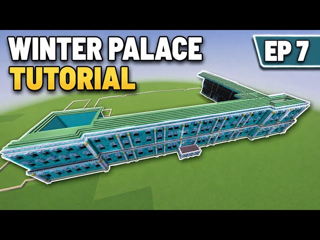Minecraft Tutorial: How To Build The Winter Palace | Ep 7 |