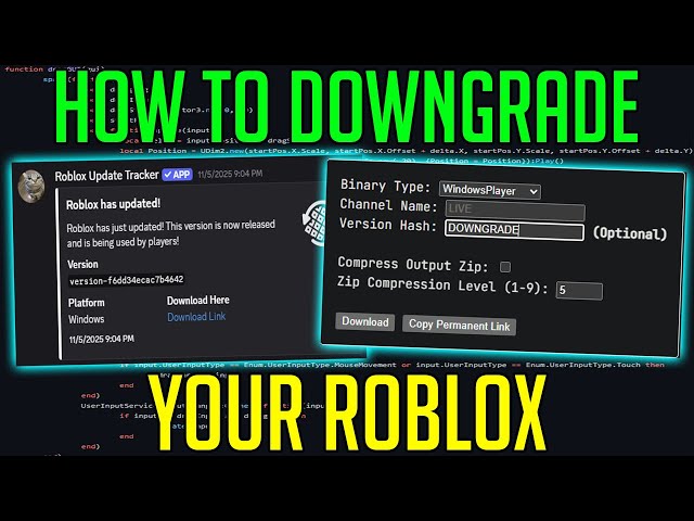HOW TO DOWNGRADE YOUR ROBLOX EASILY | USE OUTDATED EXECUTORS/EXTERNALS AGAIN | FULL GUIDE