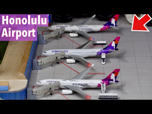 Mind-Blowing Gemini Jets Model Replica of Honolulu International Airport!
