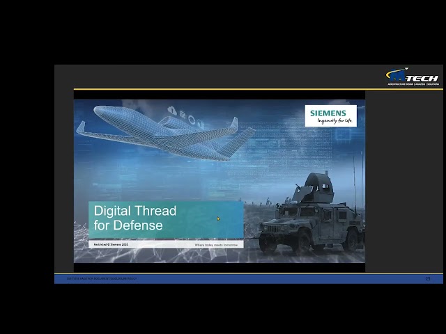 MTech Webinar Digital Thread for Aerospace and Defense