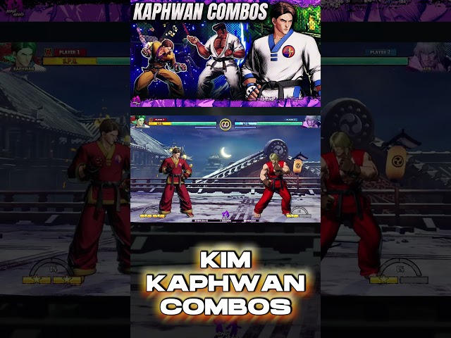 KIM KAPHWAN Combos ▰ Beginner To Advanced ▰ Fatal Fury City of the Wolves #shortvideo  #shorts