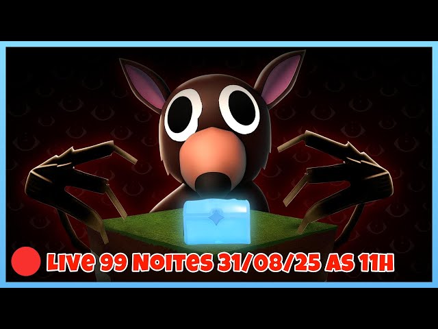 🔴 LIVE DE 99 NOITES COM SORTEIO DE ROBUX 31/08/25 às 11h - Roblox