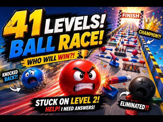 Why can't I get to the final level?! 😤💀🔥❓     #Physics #Ball #Race #Levels